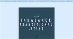 Desktop Screenshot of inbalanceliving.com